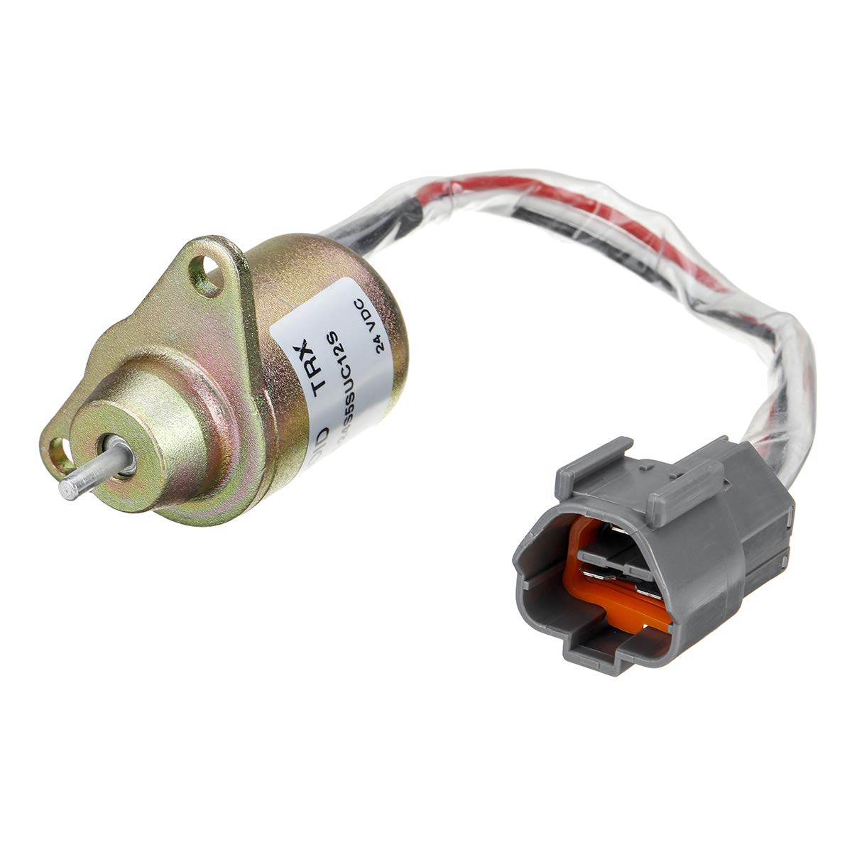 YONGYAO Valvola elettromagnetica di intercettazione Carburante 24V per Motore Yanmar Hyundai R80 DH150