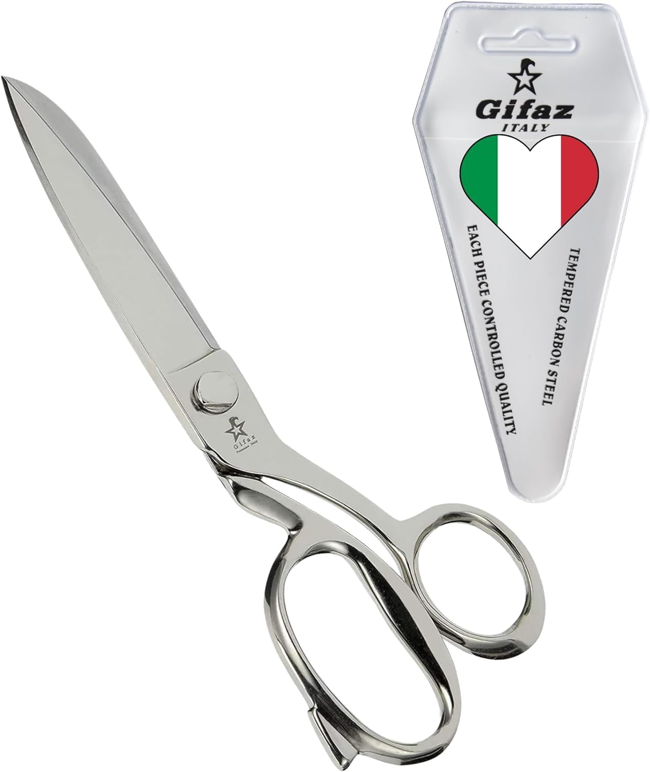 Forbici Sarta Professionale In Acciaio Inox 23 Cm | Lama In Titanio, Manico Ergonomico | Multiuso Per Tessuti E Carta - 3