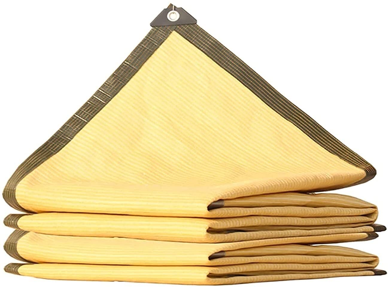 Toldo de sombra beige para balcon y techo que refresca el jardin