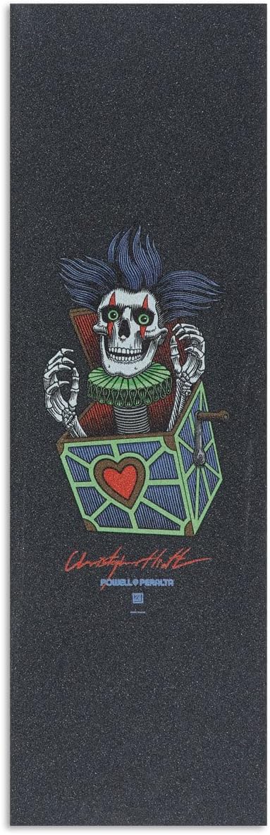 Chris Hiett Skull 10.5" Skateboard Grip by Powell Peralta