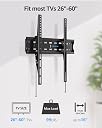 MOUNTUP Tilting TV Wall Mount for 26-60 Inch LED LCD OLED Flat/Curved TVs gallery image
