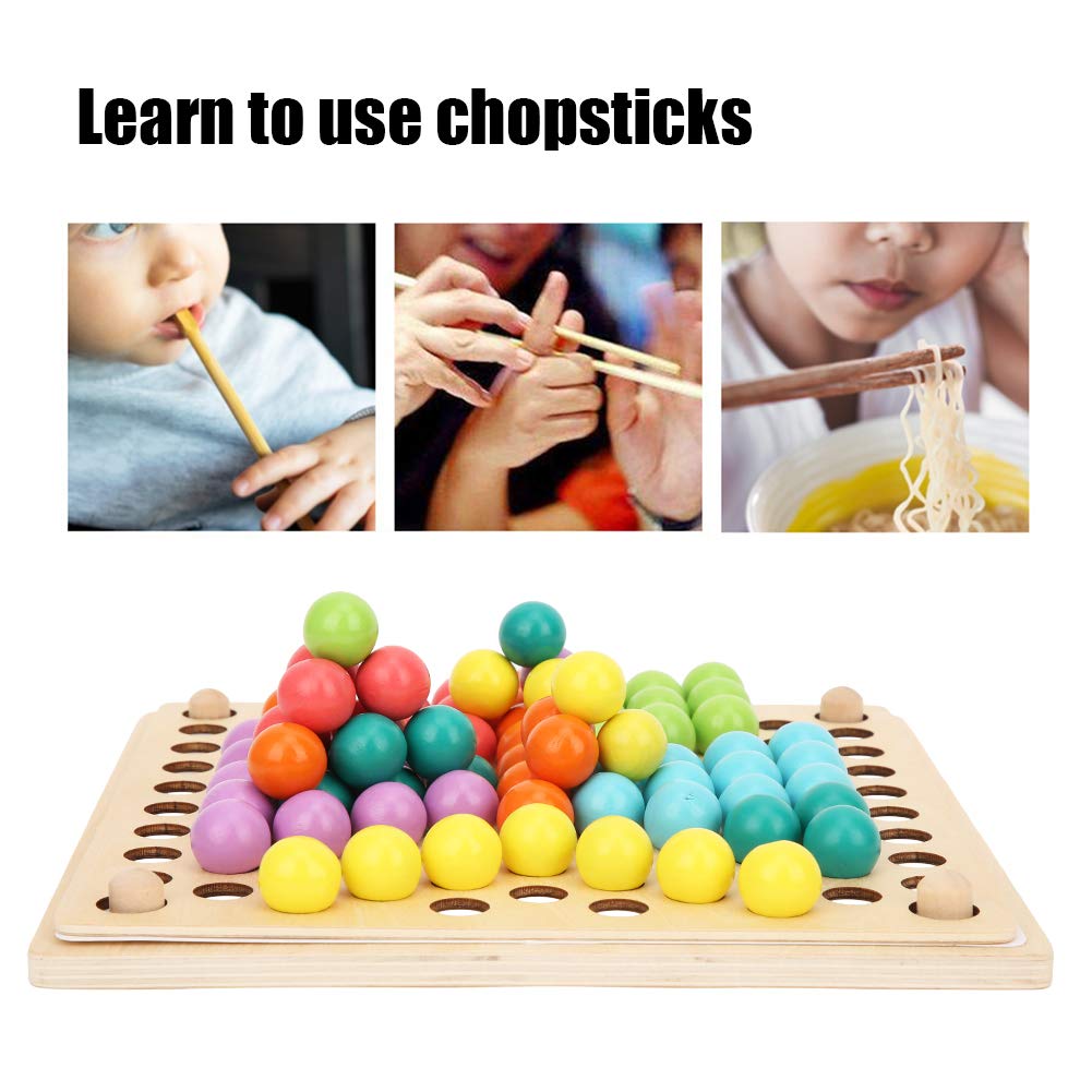 Jeu de Perles à Clip, Tri Interactif de Couleurs, Cadeaux d'Anniversaire, Enseignement aux Enfants