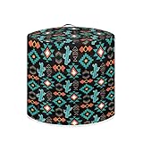 Jndtueit Ethnic Cactus Rice Cooker Cover Fits for Most Standard Rice Cookers, Aztec...
