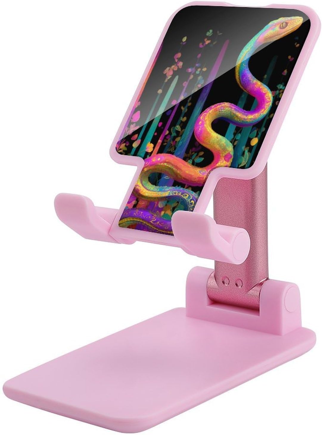 Snake Reptile-Animals Foldable Cell Phone Stand Adjustable Desktop Phone Holder