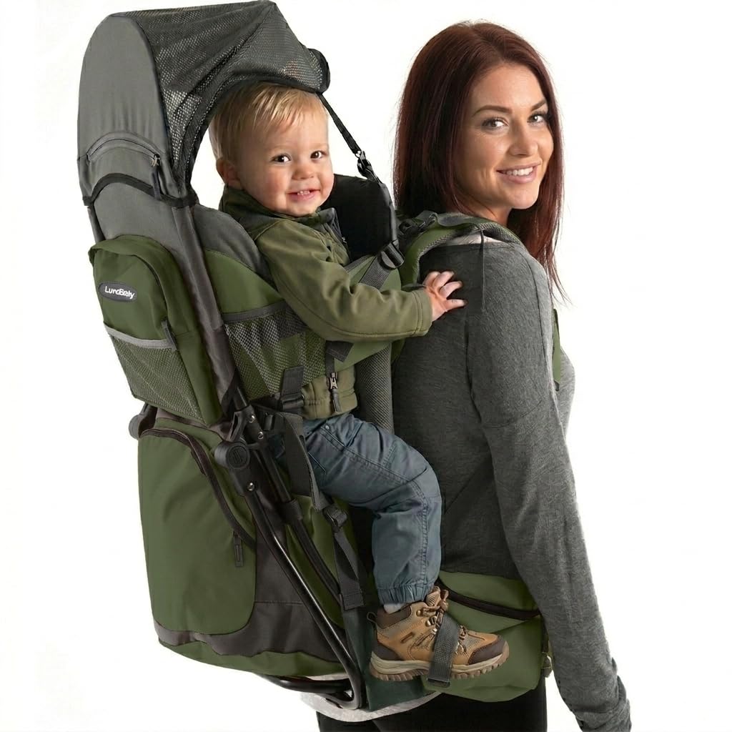 Luvdbaby Hiking Baby Carrier Backpack - Comfortable Baby Backpack Carrier - Toddler Hiking Backpack Carrier