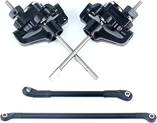 LCX 1/10th RC Crawler Car CNC Machined Front High Lift Portal Axle Conversion Kit for Axial SCX10 II 90046, Upgrades Parts Accessories