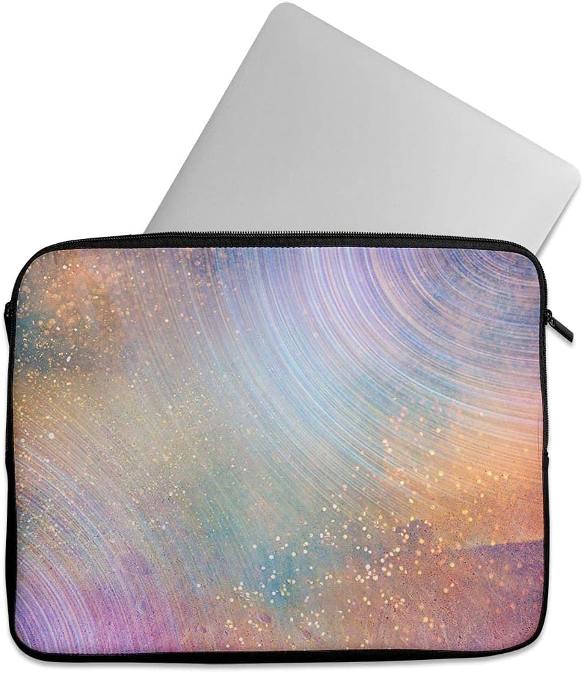 Design Skinz Rainbow Striped 10" Zipper Neoprene Sleeve Carrying Case Compatible with Acer, Asus, Dell, Lenovo, MacBook Laptops