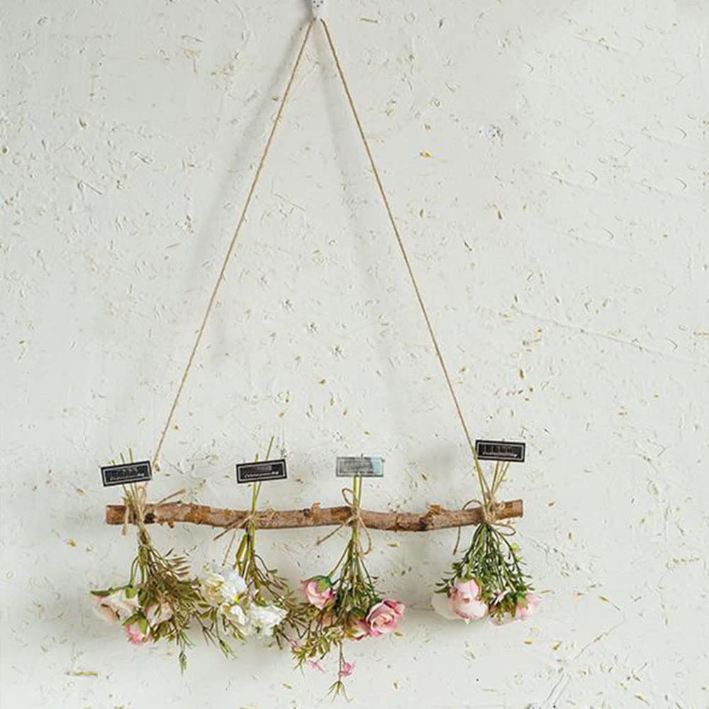 Fleurs artificielles à suspendre une touche rose de douceur boheme pour votre maison