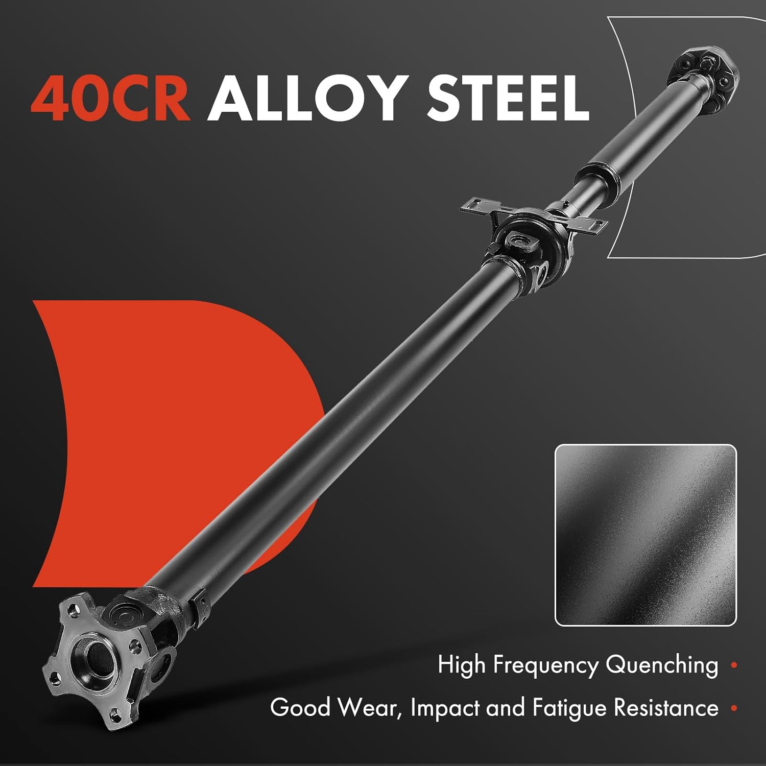 A-Premium Rear Drive Shaft Driveshaft Assembly Compatible with BMW E36 Series 318ti 1995 1996 1997 1998 1999, Manual Transmission, Replace# 26111227937, Complete Prop Shaft