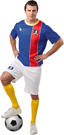 Rubie's 1000035M000 Ted Lasso Adult Costume Kit Fancy Dress Up, Men
