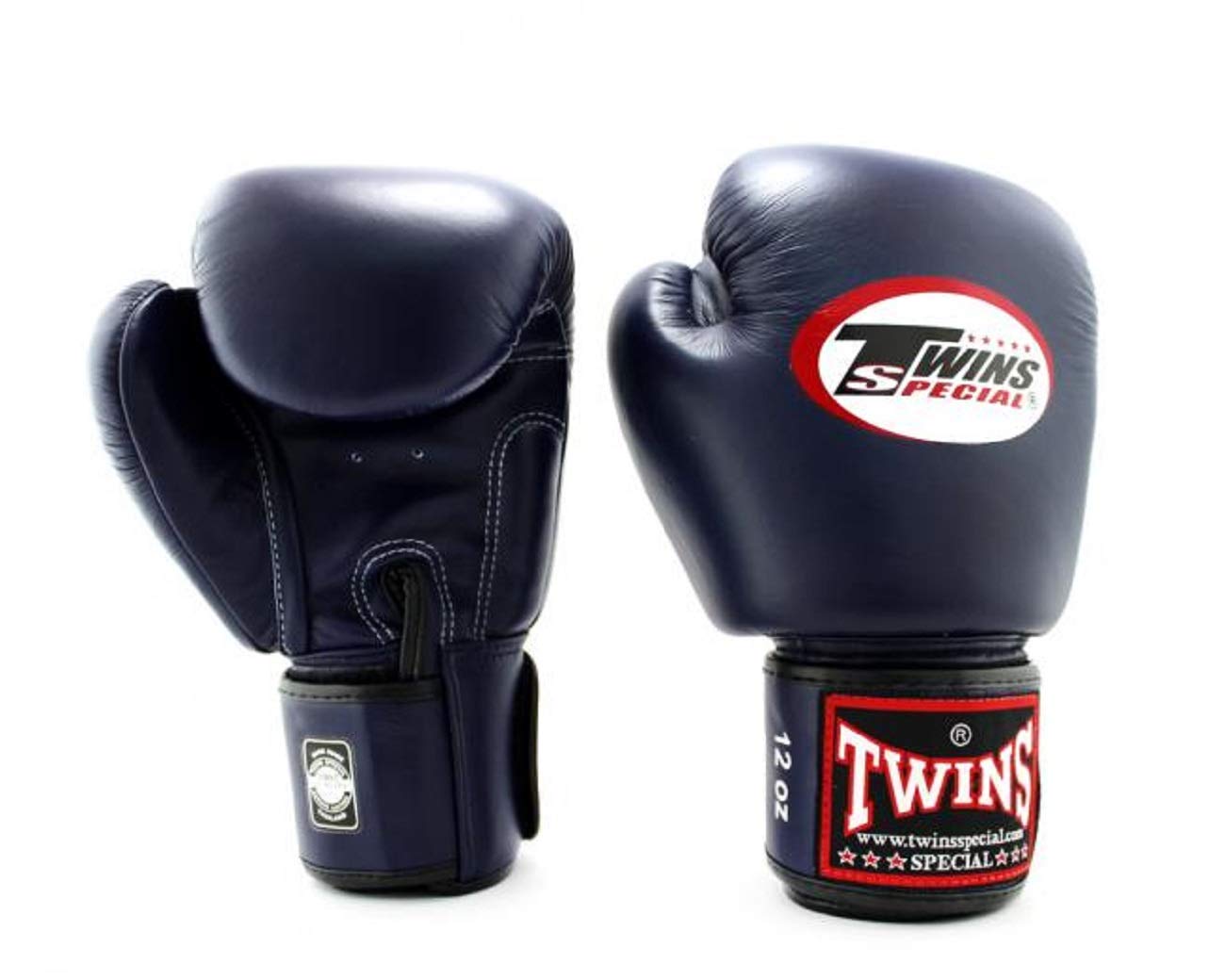 Twins Special BGVL3 Boxing Gloves - Genuine Leather - Dark Blue - 16 oz — image 1