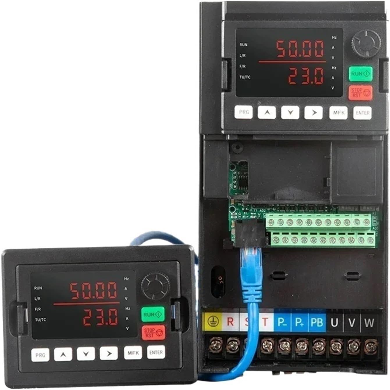 VFD 5.5KW-45KW 220V 1-3PH 380V 3-3PH Frequency Converter Inverter Vector Vontrol for Industrial Applications(5.5KW 220V)