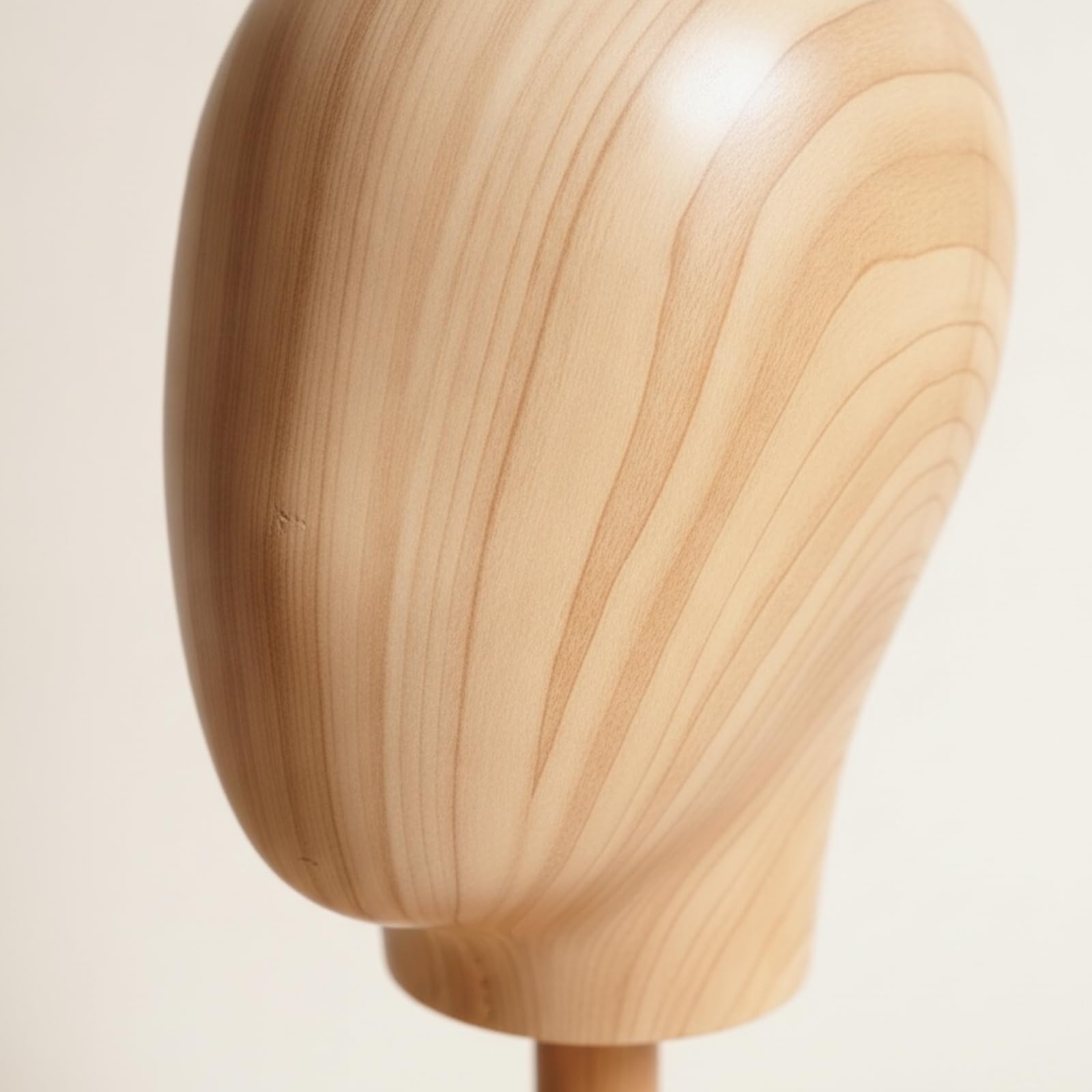 Milageto Testa Manichino Supporto Parrucca Espositore Manichino Base Legno Manichino Cappelli Stabilità Superiore Appoggio Sicuro Mantiene La Forma Accessori