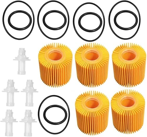 Paquete de 5 filtros de aceite de motor 04152-YZZA1 04152-31090 para Toyota Avalon Camry RAV4 Highlander Sienna Lexus Tacoma Venza
