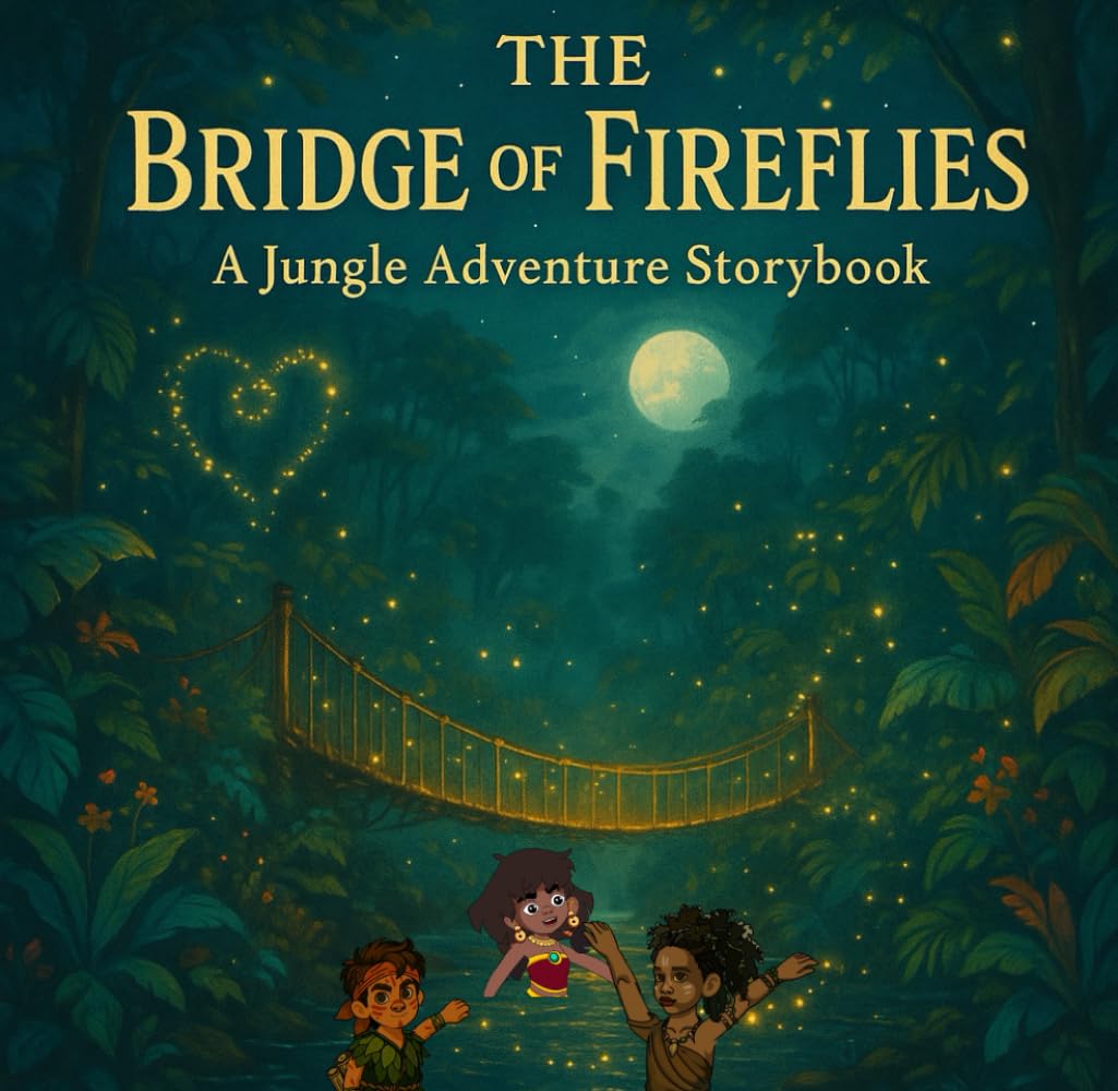 The Bridge of Fireflies: A Jungle Adventure Storybook: A magical nighttime journey of courage, glowing secrets, and jungle wonder.