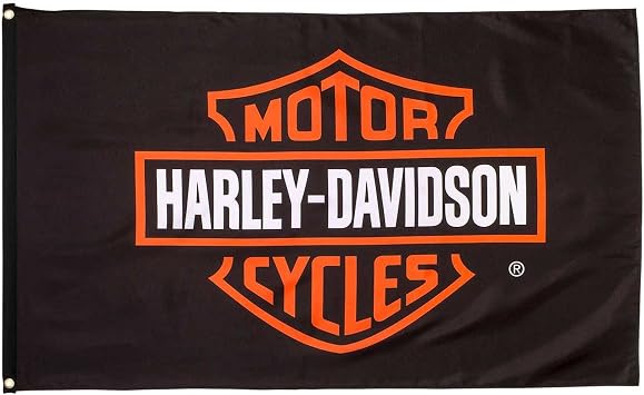 Harley-Davidson Weather-Resistant H-D Nostalgic Bar & Shield Flag Large
