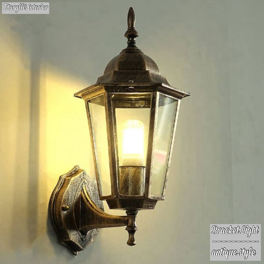 昭和レトロ　ブラケット照明　アンティーク　防水　浴室でも門灯でも 楽天市場】AAAZM ブラケットライト 屋外用 防水 防雨型 北欧 おしゃれ