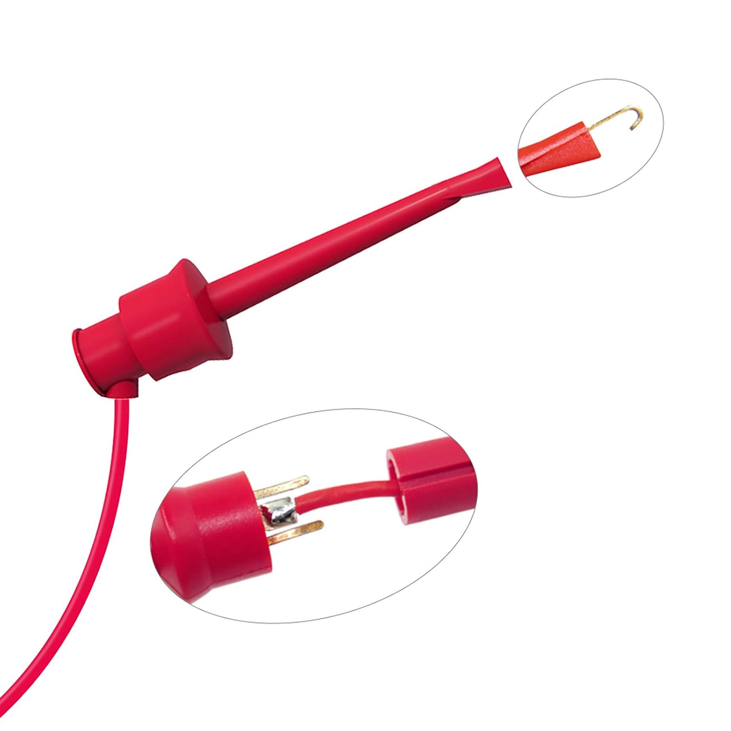 Goupchn BNC Test Leads Set Oscilloscope Probes BNC to Alligator Crocodile Clips BNC to Minigrabber Test Hook Clips BNC to Dual Stacking Banana Male Plug Cable Wire Set: Industrial & Scientific