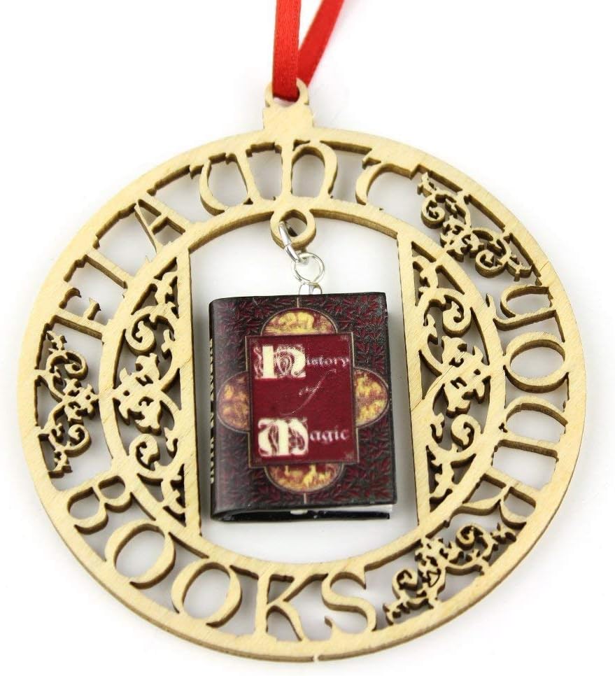 History of Magic Clay Mini Book Framed Ornament Home Wall Decoration Favor Trinket Trim Adornment