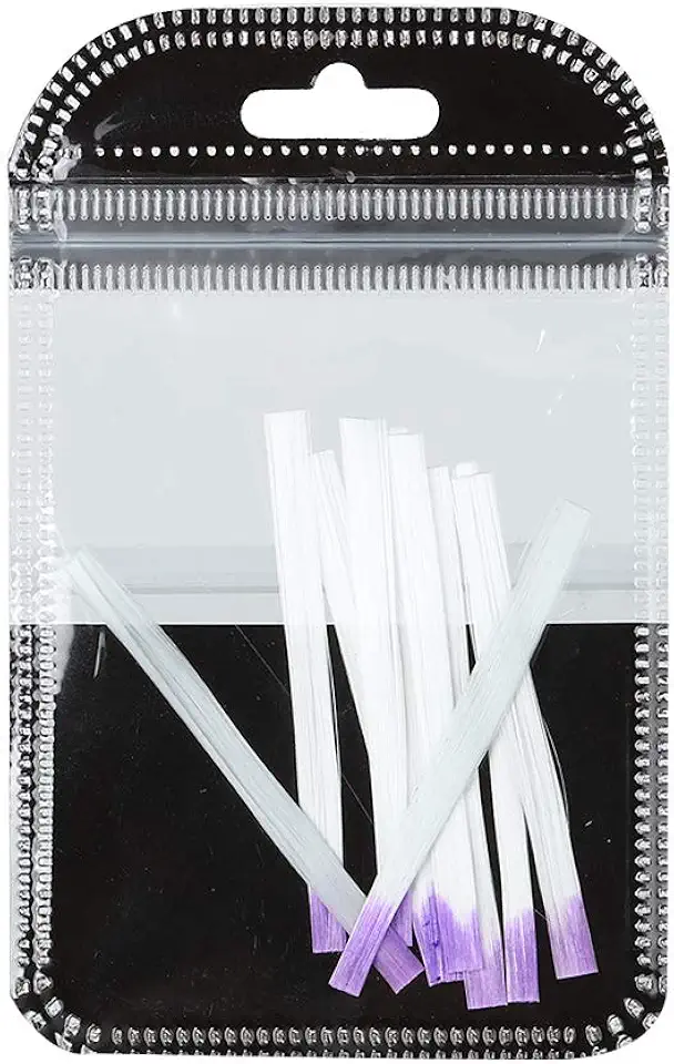 Fibra de vidro de extensão de unhas feita profissionalmente para reparo forte e de unhas, adequada para todos os tipos, 10 peças