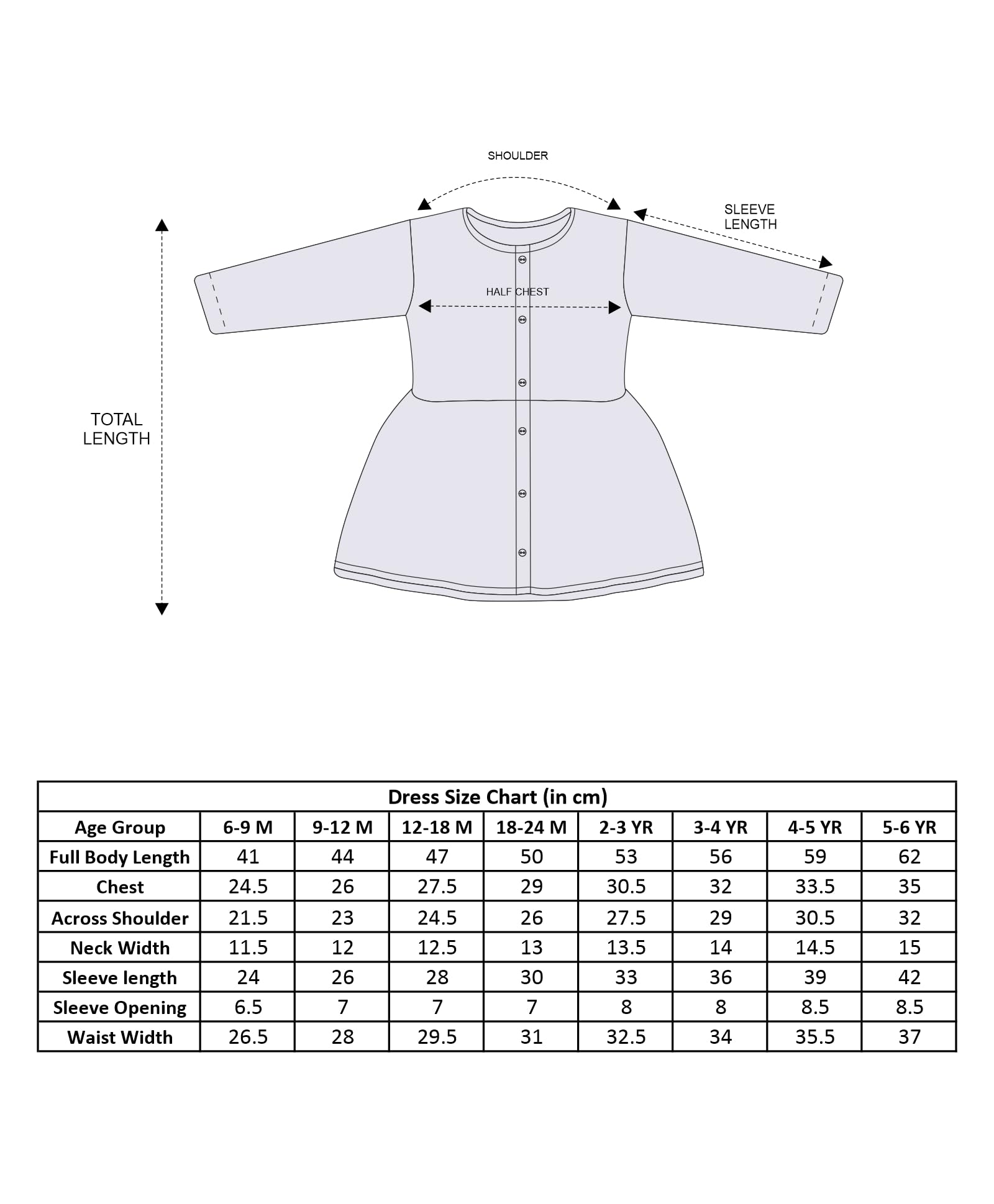 Mi Arcus Printed Cotton Knee Length Baby Dress Frock for 12-18 Months Girls Sky Blue 3