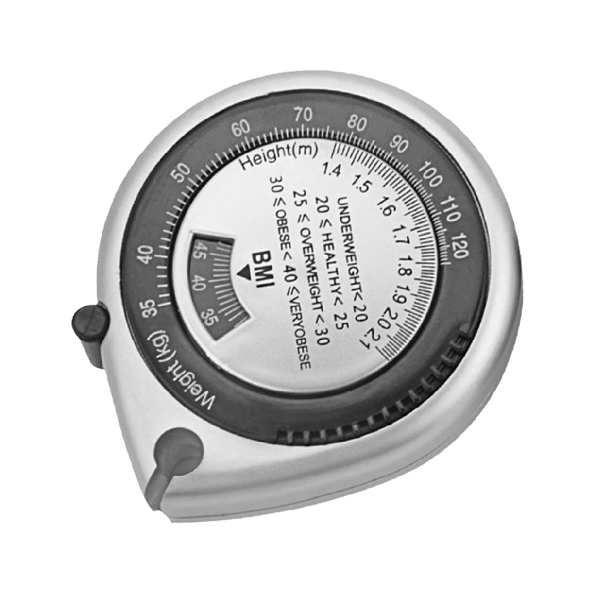 Retractable Bmi Body Measuring Tape Waist Measuring Ruler Portable Waist Measure Tapes for Health Monitoring Shape Tracking