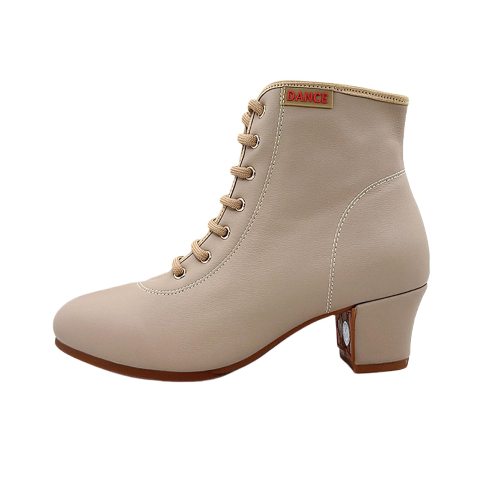 Hixingo Chaussures de Danse Grand Confort Femme Talon 5 CM, Chaussures de Danse Latine Femme Bout Fermé pour Salsa Bachata, Jazz, Latin, Standard, Rumba, Cha Cha