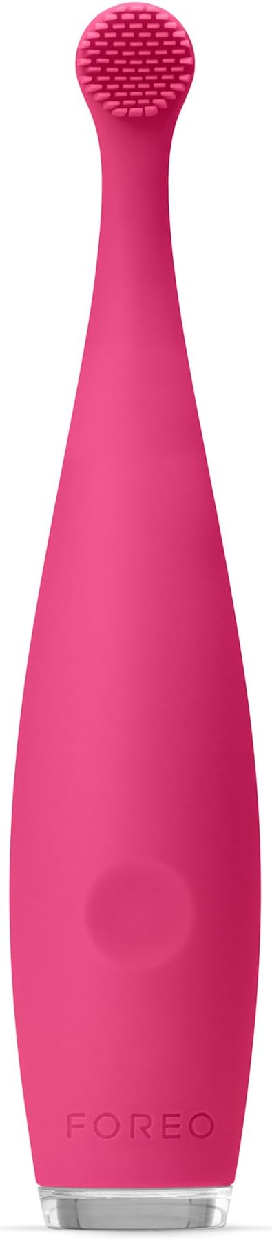 FOREO ISSA mikro Rechargeable Baby Electric Toothbrush with Soft Silicone Bristles, Fuchsia
