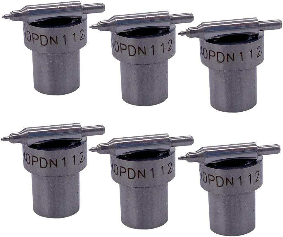 Amrxuts 6pcs DN0PDN112 Diesel Injector Nozzle Fuel Injector for Mitsubishi ISUZU ISEKI 4D56/4M40 105007-1120 093400-6760