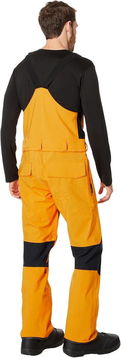 Volcom Men's Roan Bib Overall Snowboard Pant – 15k Waterproof 2-layer Repreve® Fibers