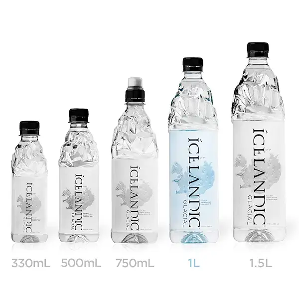 Icelandic Glacial Natural Spring Alkaline Water, 1L / 33.81 Fl Oz (Pack of 6) 4