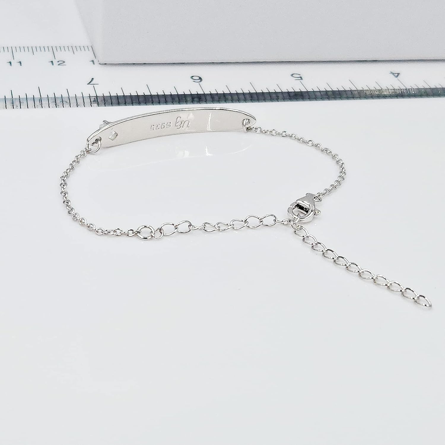 Custom Name Engraved Personalized bracelet genuine stone solid 925 sterling silver birthstone customized gift for her Uniquelan Jewelry