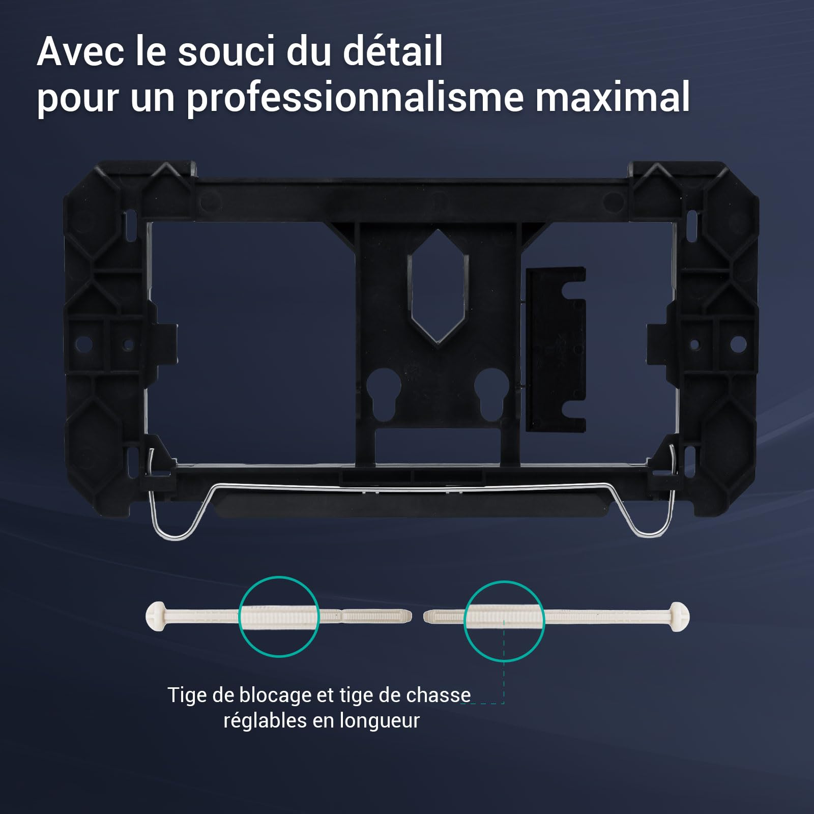 Empyreal Plaque de Déclenchement pour Réservoir de Toilette, Compatible avec Geberit Twinline 30&UP130, Double Chasse d'Eau, avec Kit d'Installation et Vis de Montage,340 x 185mm(Blanc)