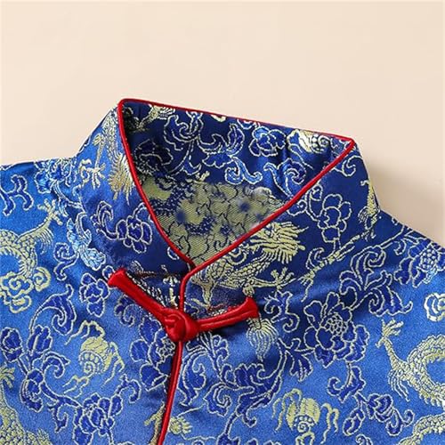 Boys Chinese New Year Traditonal Jacket Dragon Pattern Spring Festival Cardigan4