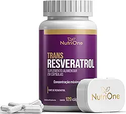 Resveratrol Trans 120 Cápsulas 500mg - Nutrione