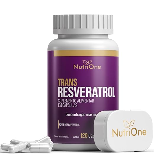 Resveratrol Trans 120 Cápsulas 500mg - Nutrione