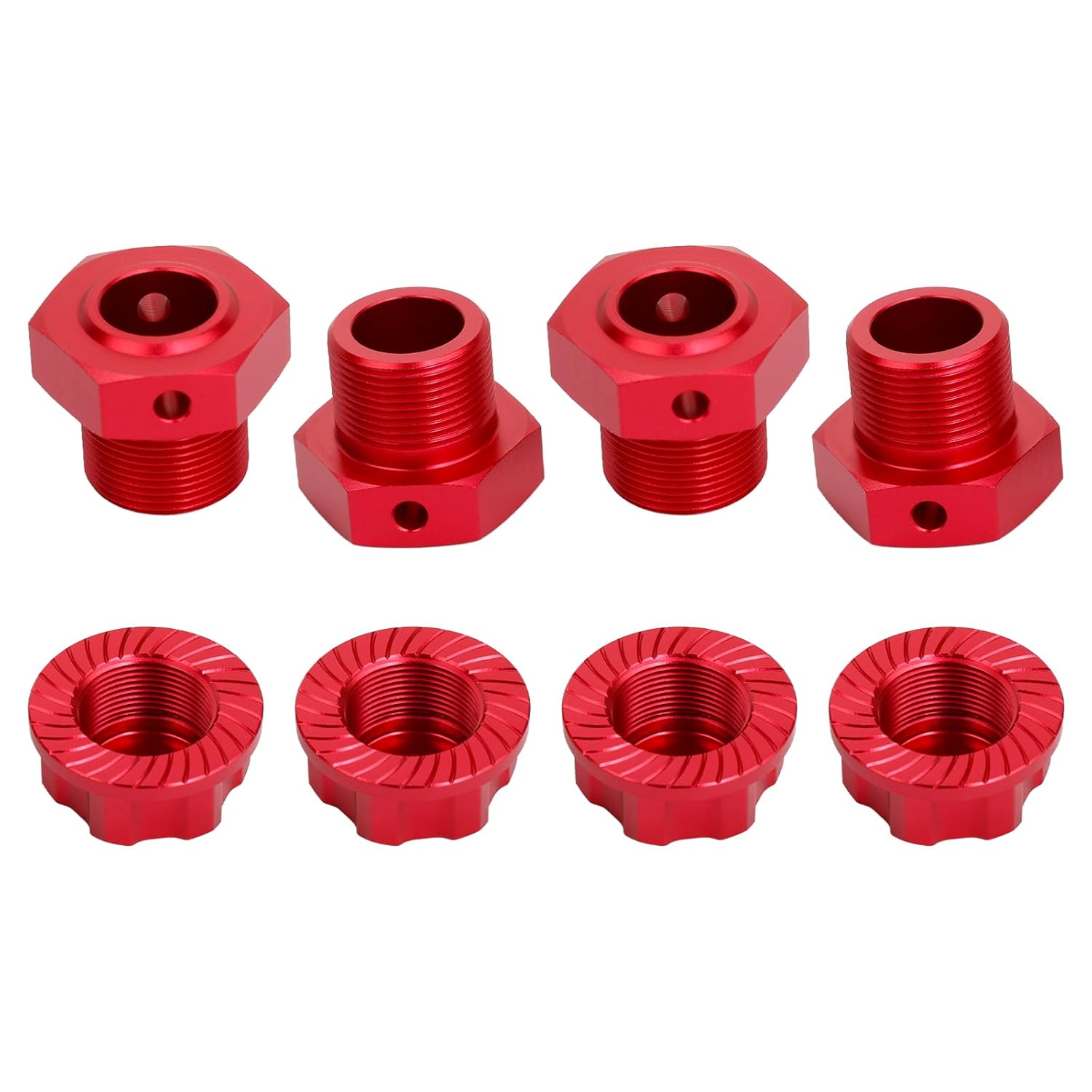 24mm Wheel Hex & Wheel Nut Upgrades Parts for 1/5 ARRMA Kraton 8S Outcast 8S, Replace #ARA310928#ARA310929