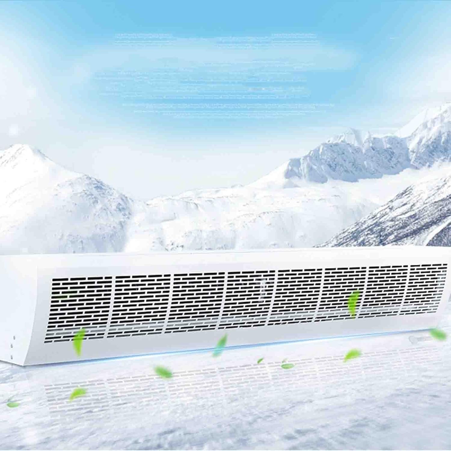 Strong Wind Air Curtain Machine, Commercial Silent Air Curtain Machine, 0.9m, 1.2m, 1.5m, 1.8m, 2m, Door Magnet Remote Control, Large Air olume (Size : 120cm) ()