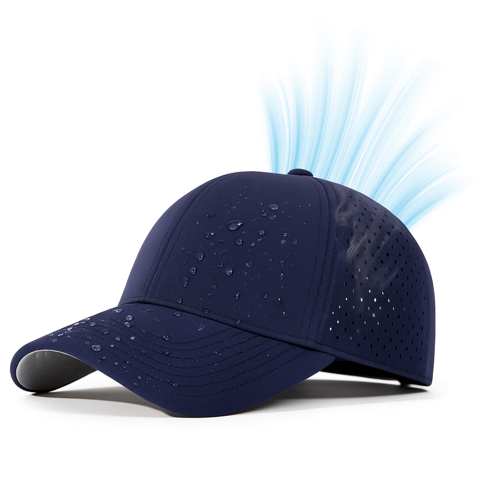 UVCoolix™ Cooling Sweatband Baseball Cap for Hot Weather,Breathable Sun Protection,Water-Resistant Golf Performance Hat