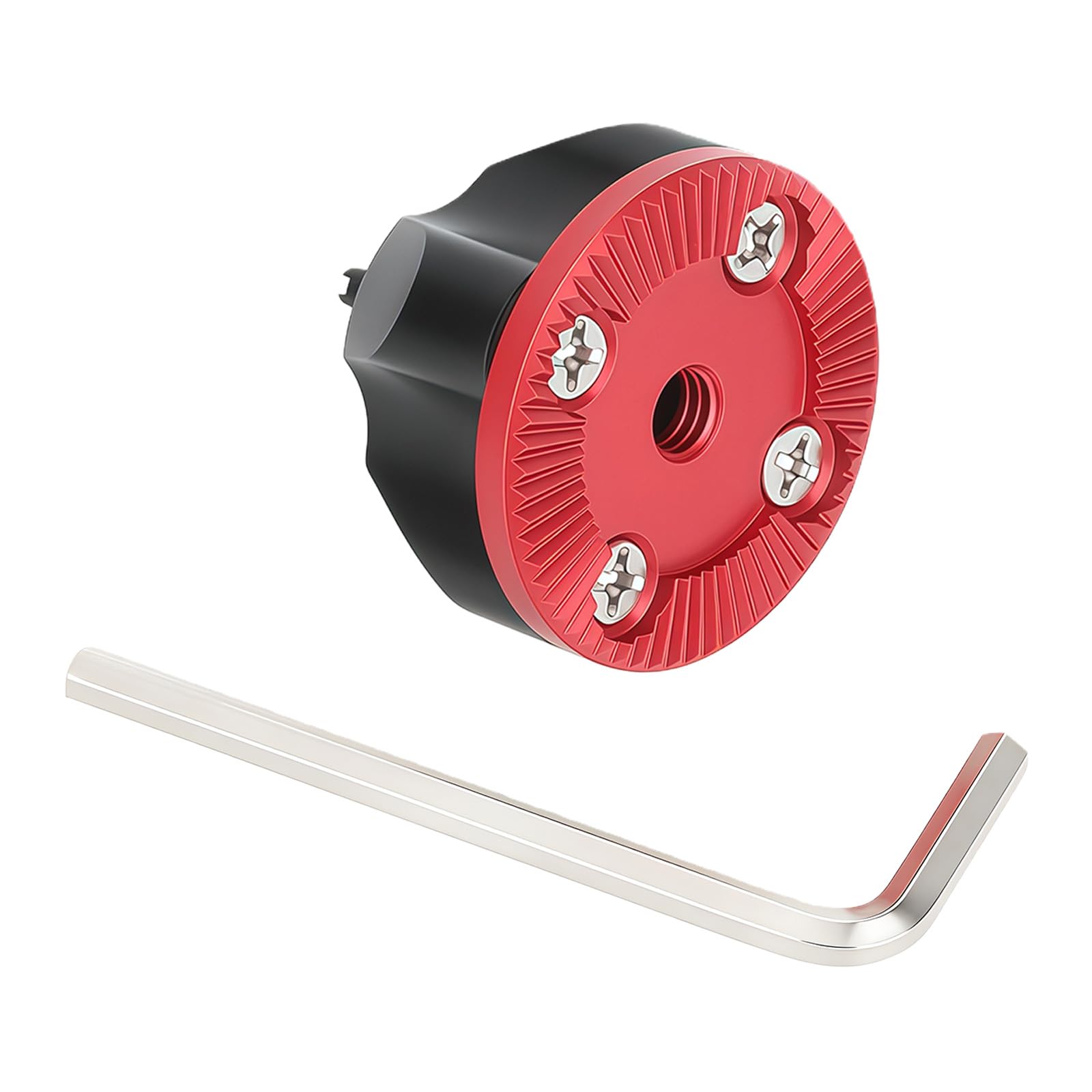 Aluminiowy adapter przekładni ze śrubą montażową 3/20.3 cm do oświetlenia studyjnego, klatki, akcesoria do studia fotograficznego, aluminiowy adapter przekładni