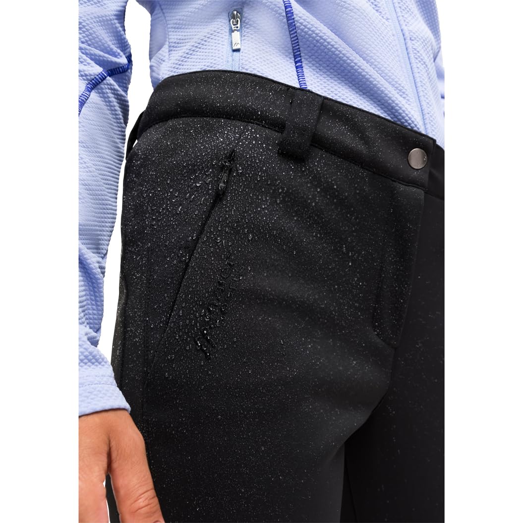 Maier Sports Lapilli W, Damen Wanderhose, Wasserabweisende Outdoorhose für Trekking und Hiking, Enganliegender Schnitt, PFC-frei, stormprotec- & Dryprotec Technologie