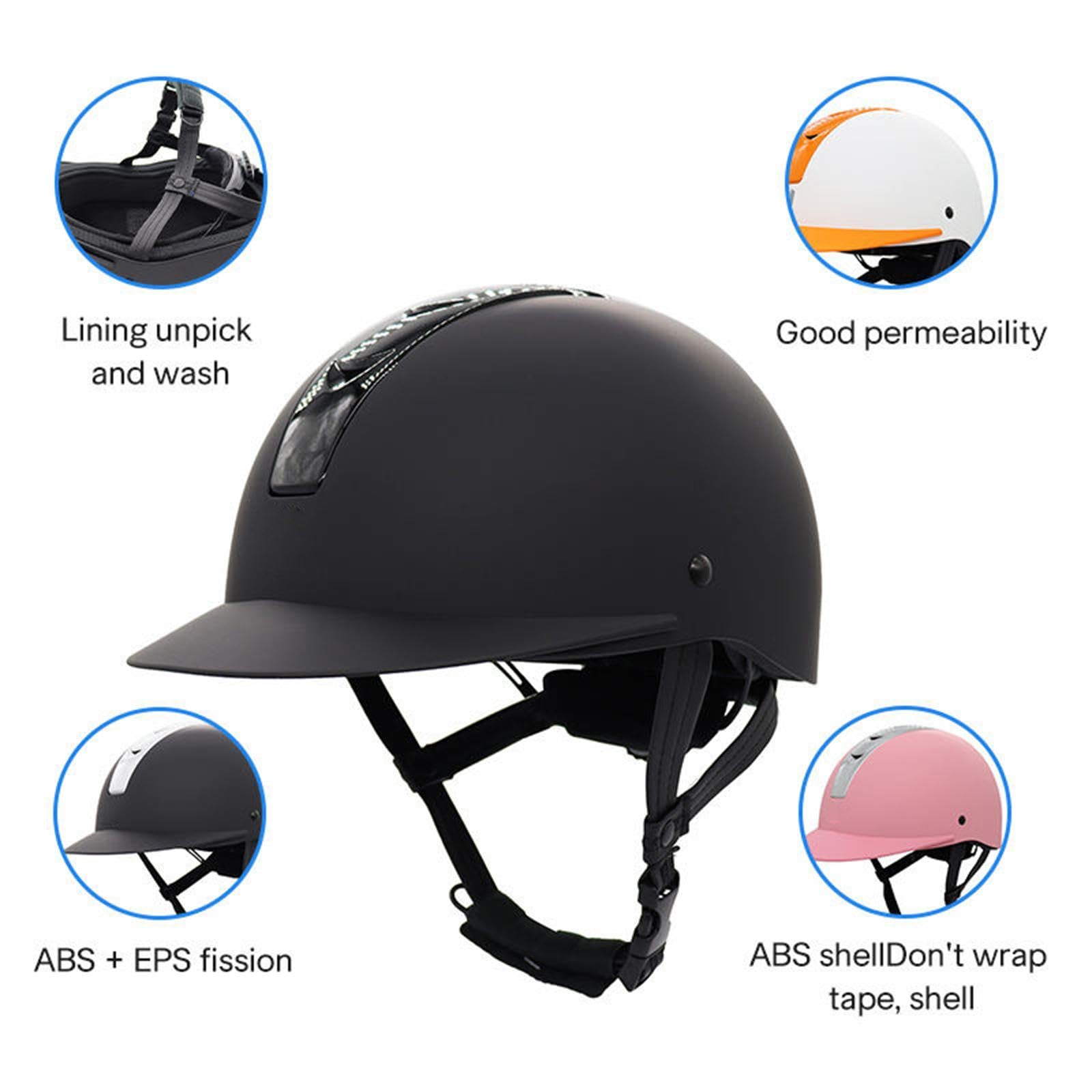 Casco Da Equitazione Cappello Da Equitazione Casco Da Ciclismo Comodo Leggero Pratico Moda Casco Da Equitazione Attrezzatura per Cavalli
