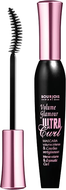 Bourjois Volume Glamour podkręcający tusz do rzęs, długotrwały efekt, formuła wzbogacona silikonem i naturalnym woskiem, nr 01 - Black Curl