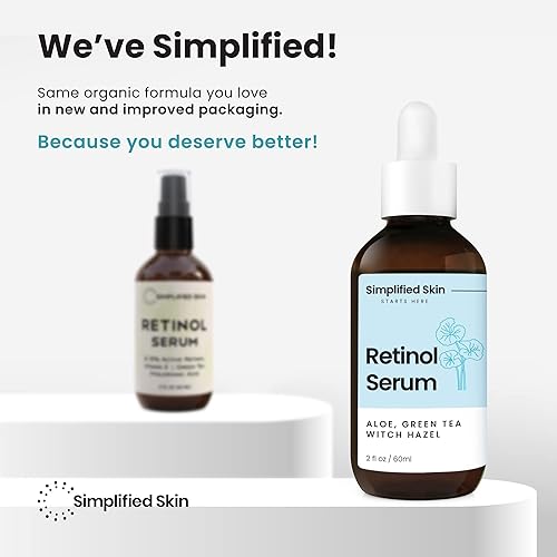 Miniatura 7 de Sérum de retinol al 25 para la cara y los ojos 2 onzas con vitamina E A ácido hialurónico y té verde para antienvejecimiento líneas finas y arrugas