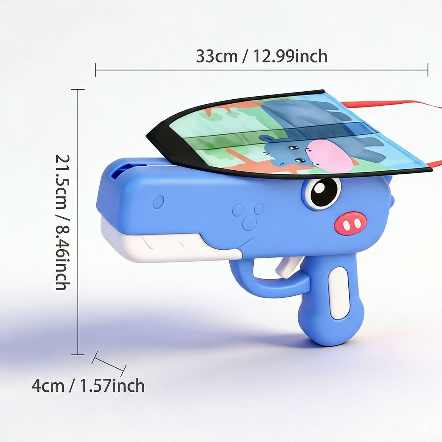 Cute Dinosaur Airplane Launcher Toy Foam Plane Outdoor Flying Catapult Toy Fun Birthday Gifts for 4-12 Years Boys Girls