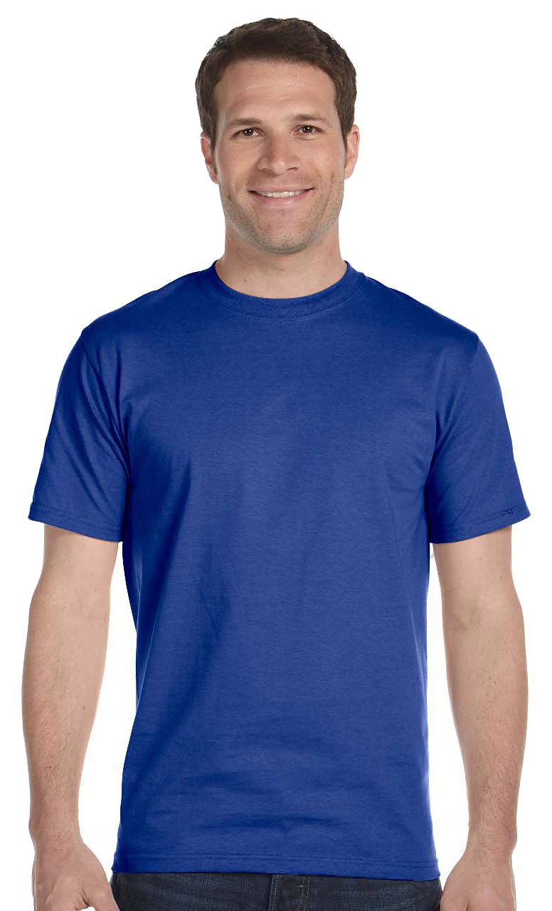 Hanes Beefy-T Men's Tall T-Shirt Large Deep Royal