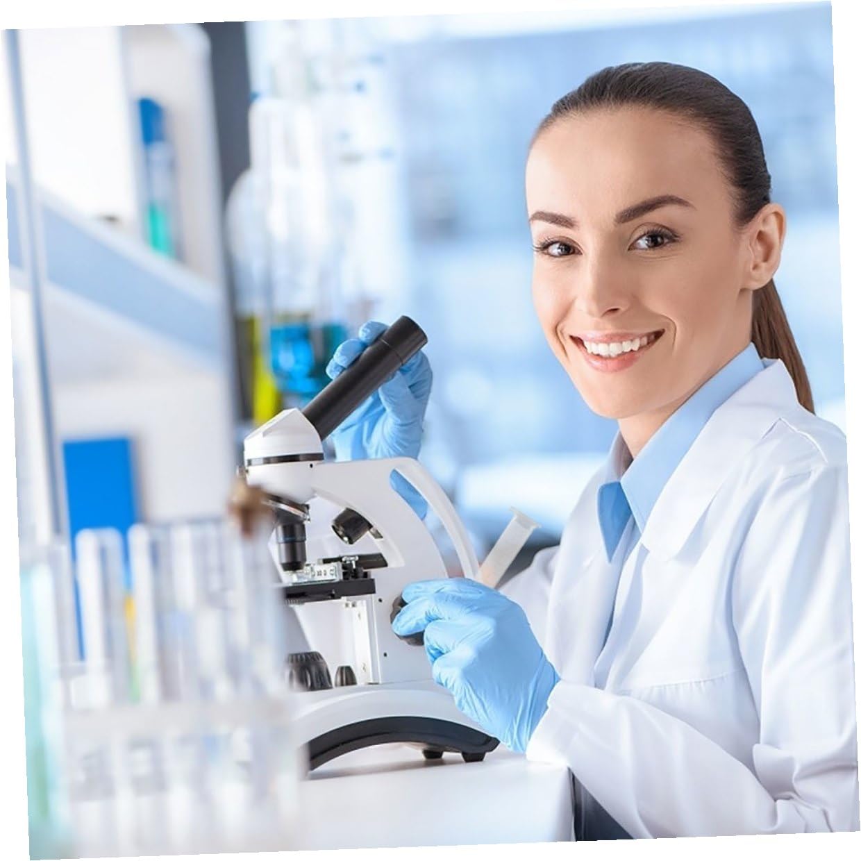 Ipetboom 200 Provette da Centrifuga Tappo 10 Ml, Tubi Scala Graduata Trasparente per Laboratorio Scientifico e Sperimentale, Contenitori per Campioni Liquidi Chiusura a Tenuta per Uso