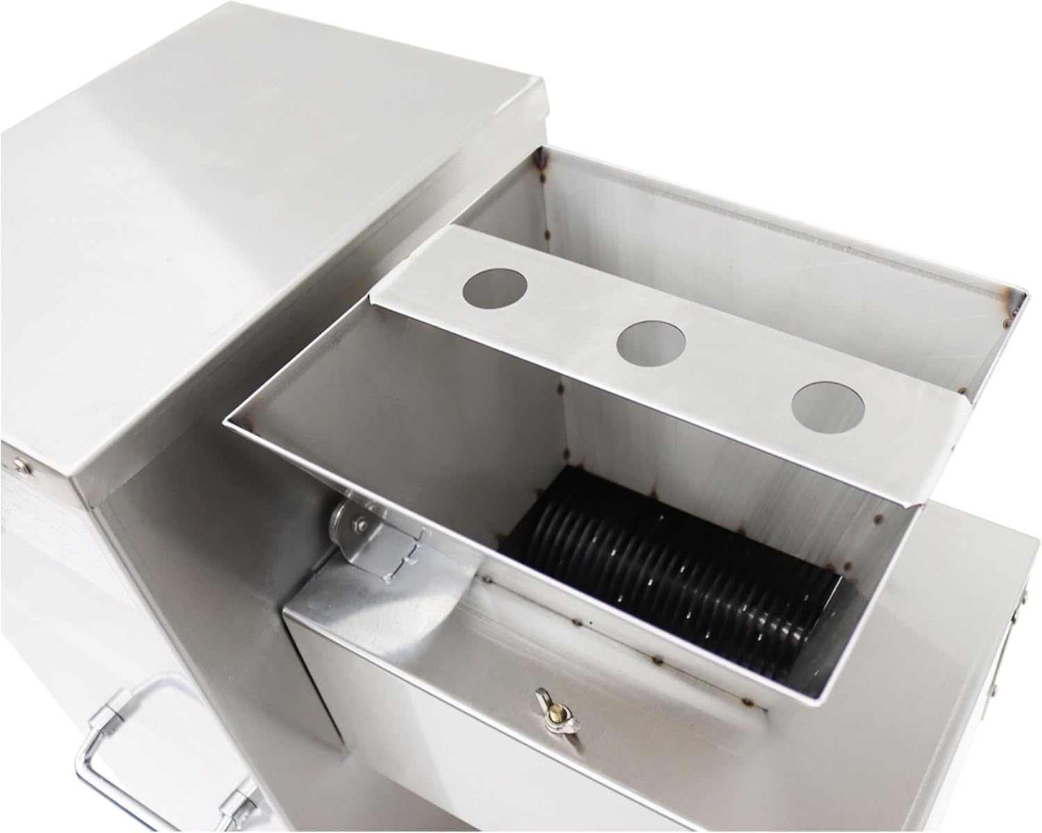110V TJ-130L Stainless Commercial Meat Slicer Quick Slicing Granulator with 15mm Blade 400KG/H 750W