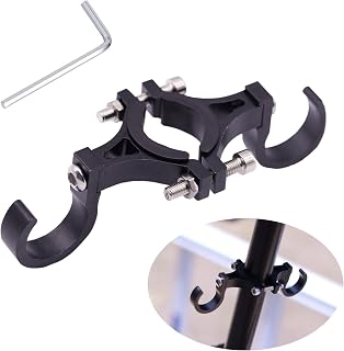 Electric Scooter Front Hook Multifunctional Hook, Universal Hook for Electric Scooters, E Scooter Accessories for Electric Scooters, Double Hooks, Compatible with Xiaomi Scooter, Aluminium Alloy,