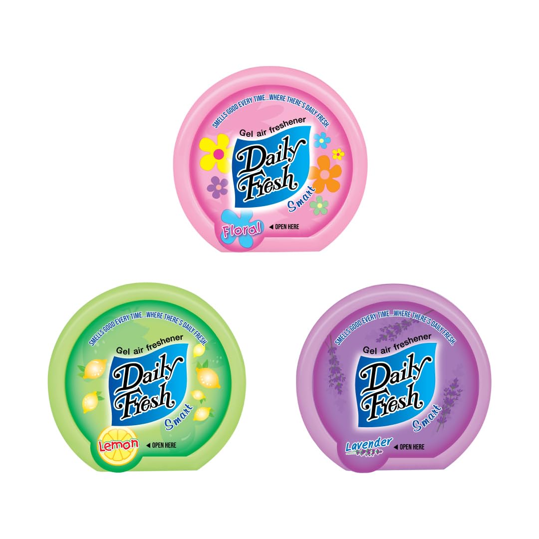 Earth Daily Fresh Smart Gel Air Freshener, Floral, Lemon and Lavender | Long-Lasting Room Air Freshener for Home, Office, ... - Review, Price and Buying Guide
